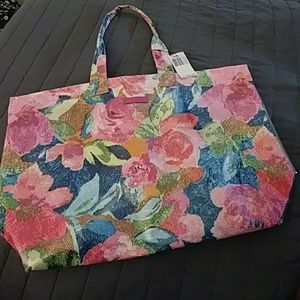 Vera Bradley superbloom new with tags Shopper tote